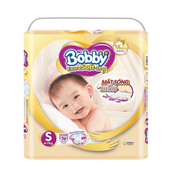 Tã dán cao cấp Bobby Extra Soft Dry