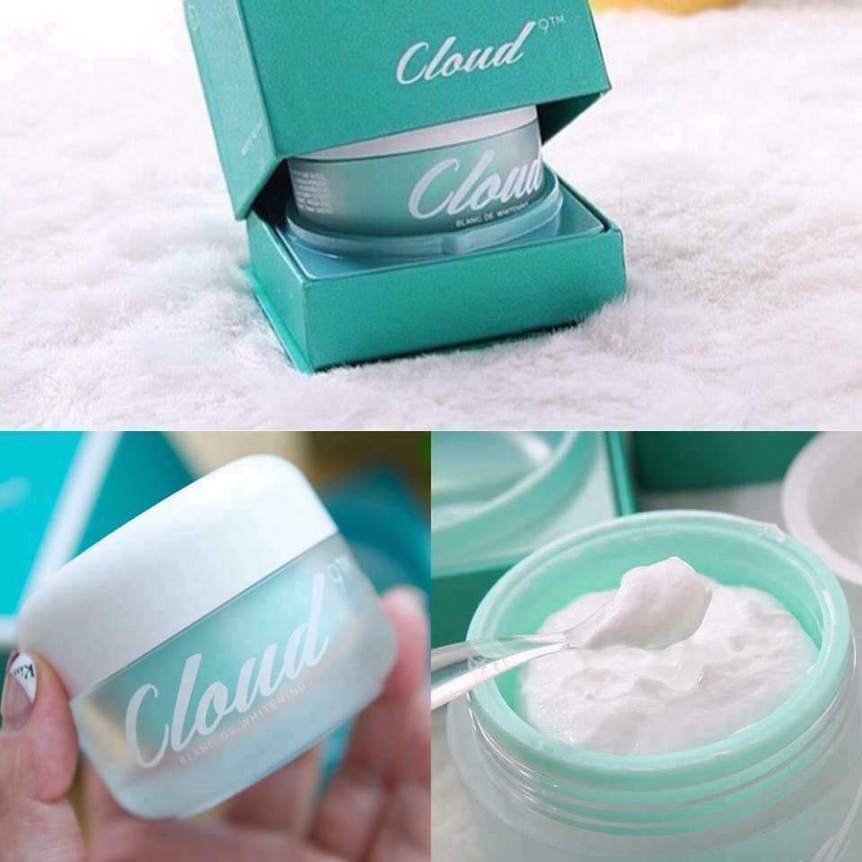 Cloud9 Whitening Cream đính kèm thìa nhỏ hợp vệ sinh