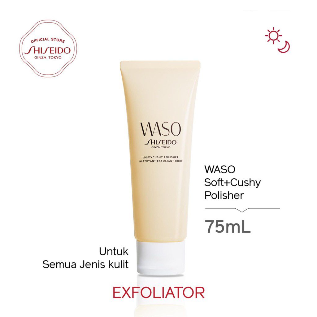 Kem tẩy tế bào chết Shiseido Waso Soft Cushy Polisher 