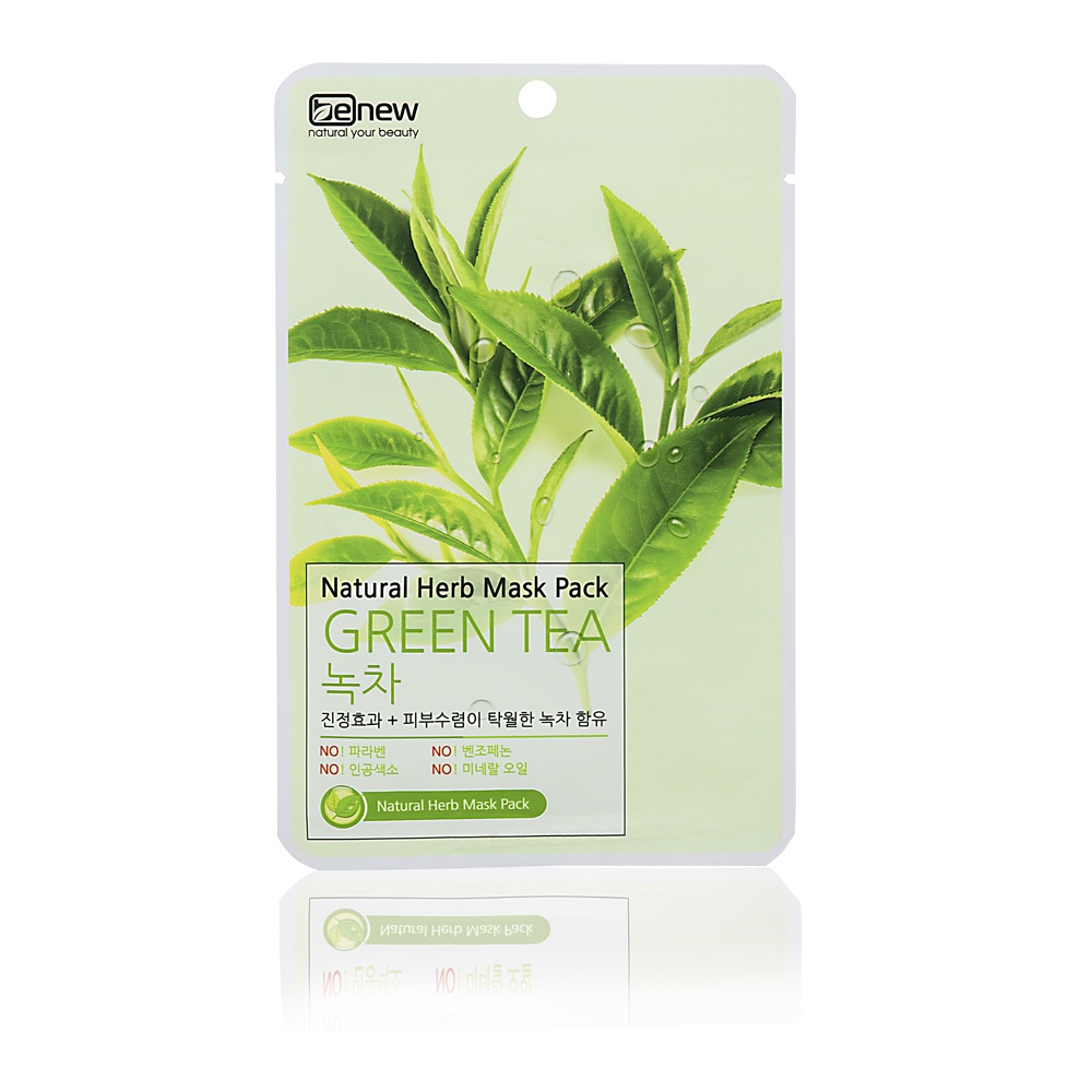 Thiết kế của mặt nạ Benew Green Tea