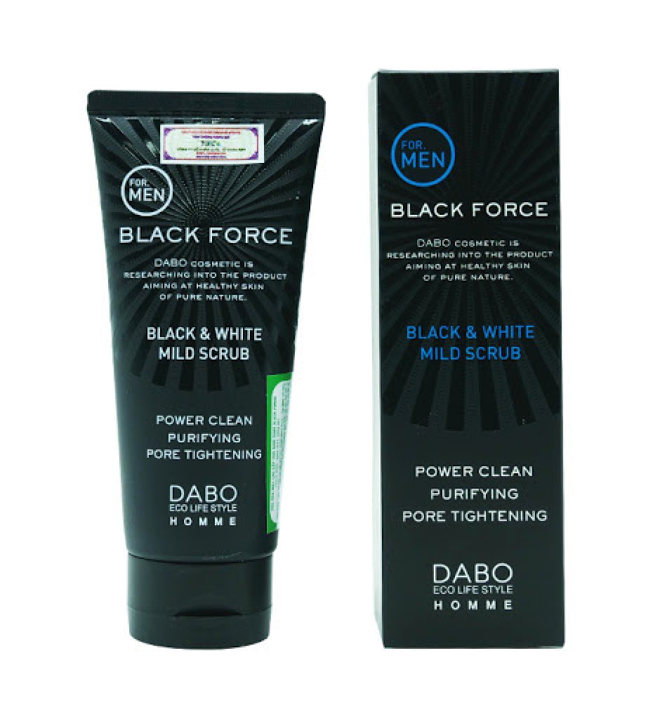 Thiết kế sữa rửa mặt Dabo Black Force