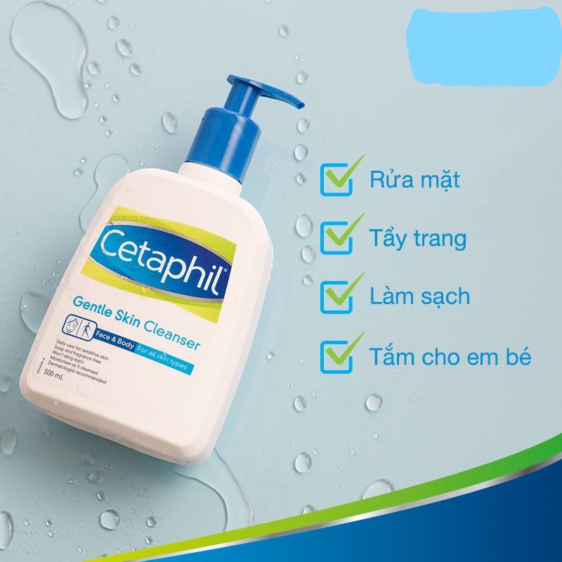 Cetaphil Gentle Skin Cleanser 125ml có nhiều công dụng, ưu điểm vượt trội