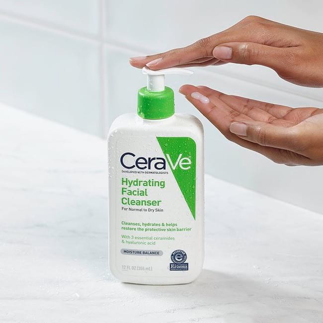 Review sữa rửa mặt CeraVe Hydrating Cleanser