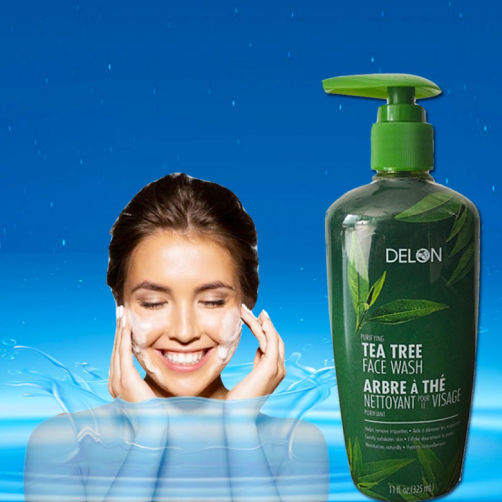 Review sữa rửa mặt DELON Tea Tree Face Wash