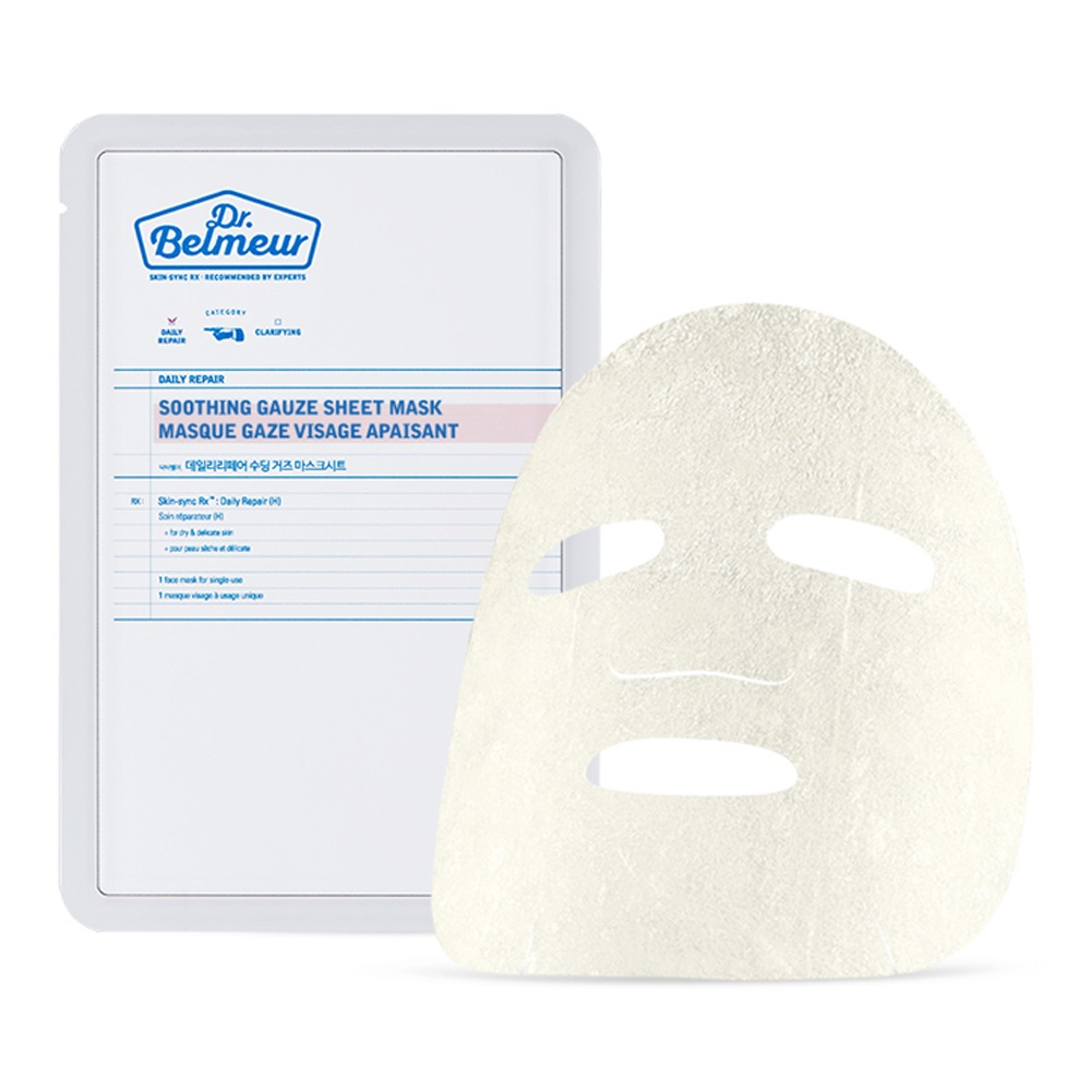 Chất liệu của Dr. Belmeur Daily Repair Soothing Gauze Sheet Mask