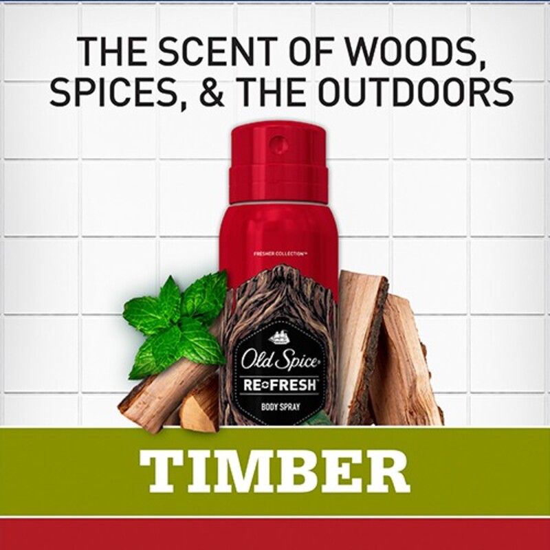 Công dụng xịt khử mùi Old Spice Timber