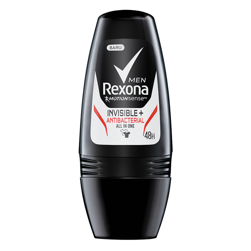 Thiết kế lăn khử mùi Rexona Men Invisible+ Antibacterial