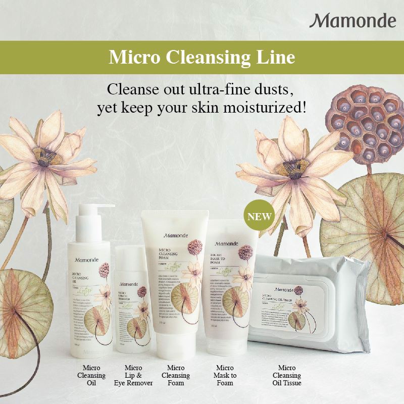 Giới thiệu về sữa rửa mặt Mamonde Lotus Micro Cleansing Foam