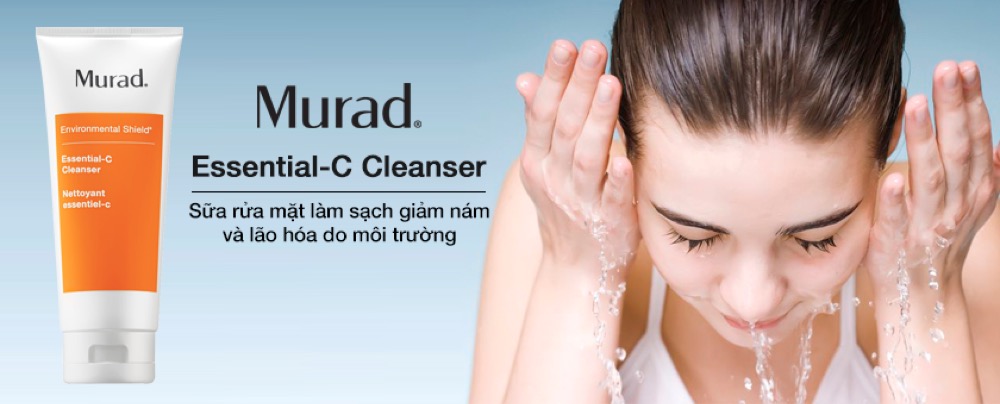 Sữa rửa mặt Murad Essential C Cleanser giảm thâm nám, chống lão hóa da