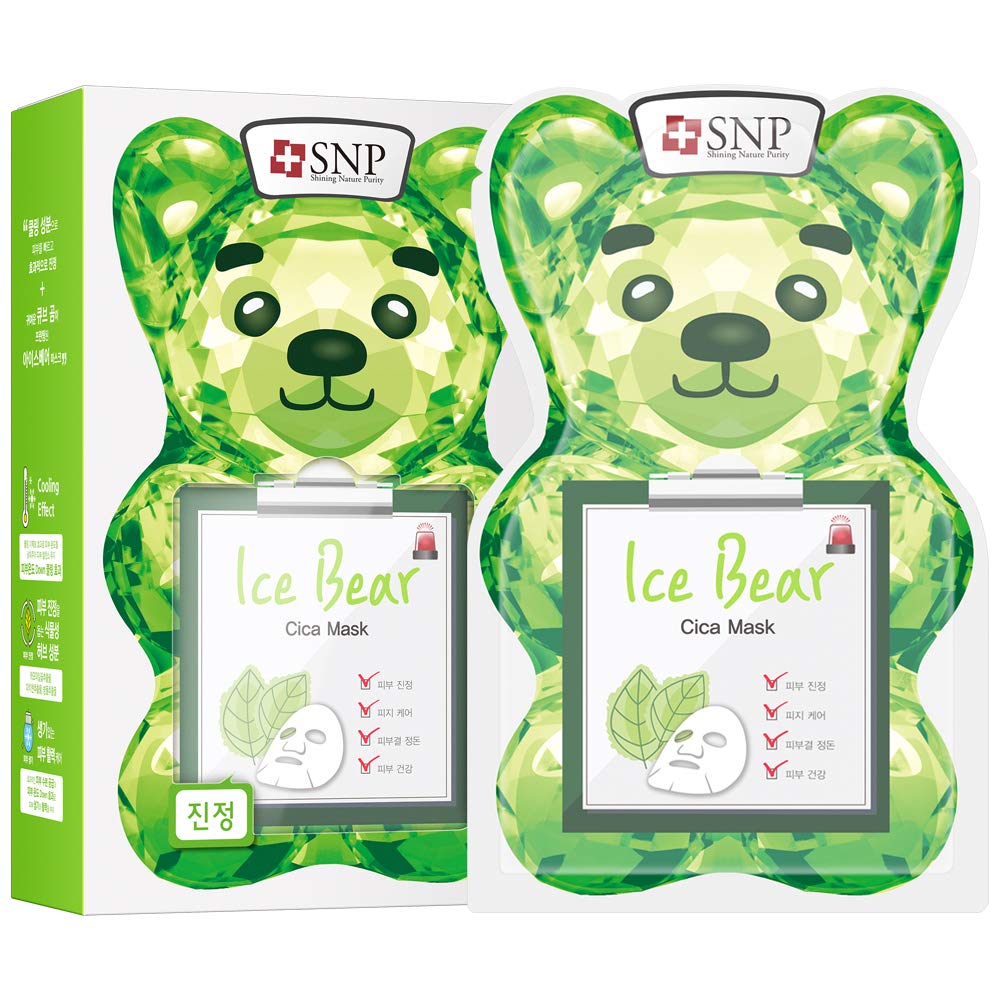 Thiết kế của mặt nạ SNP Ice Bear Cica Mask