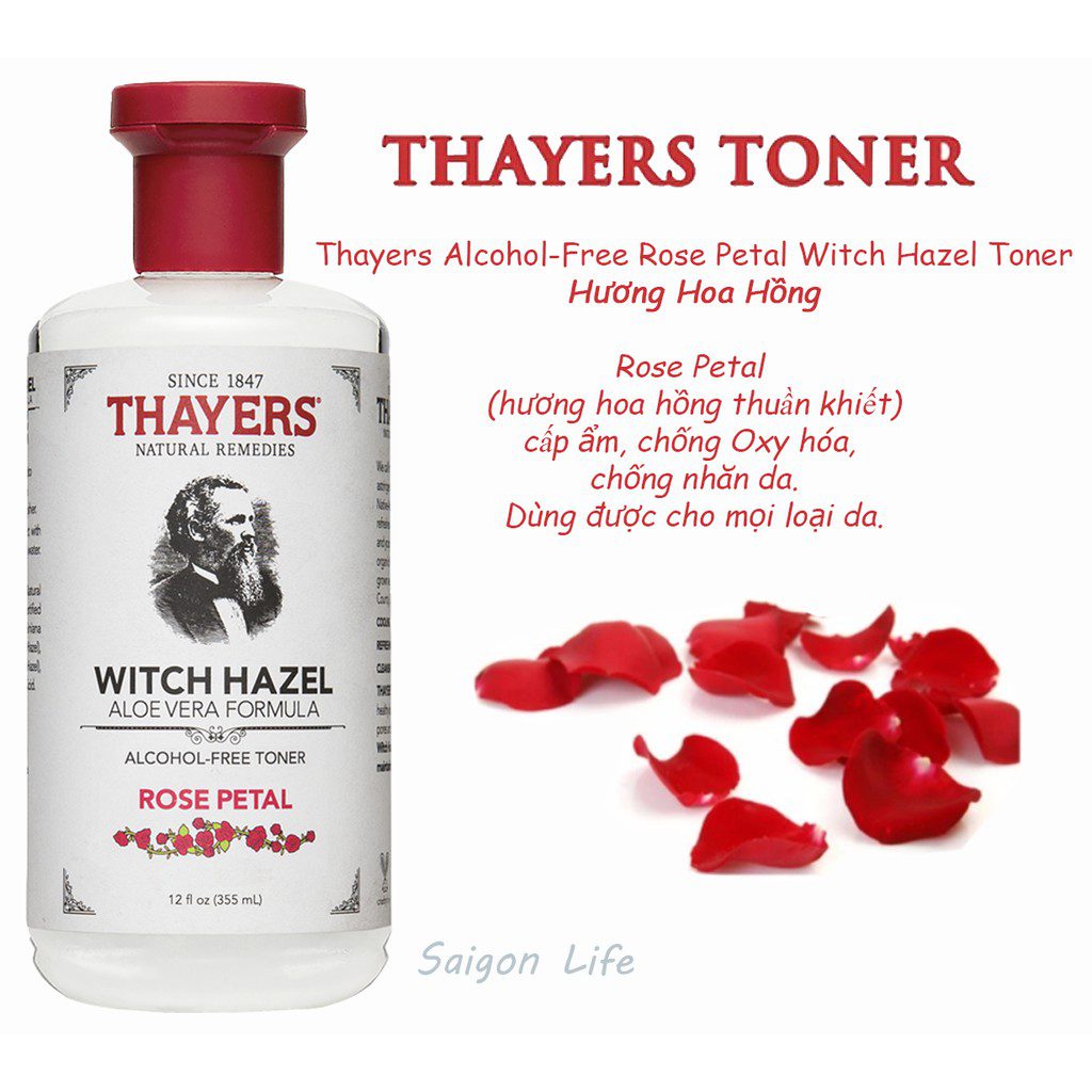 Dòng Thayers Rose Petal Toner