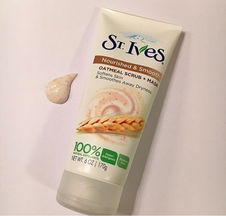 Tẩy tế bào chết St.Ives Smooth and Nourished Oatmeal Scrub Mask