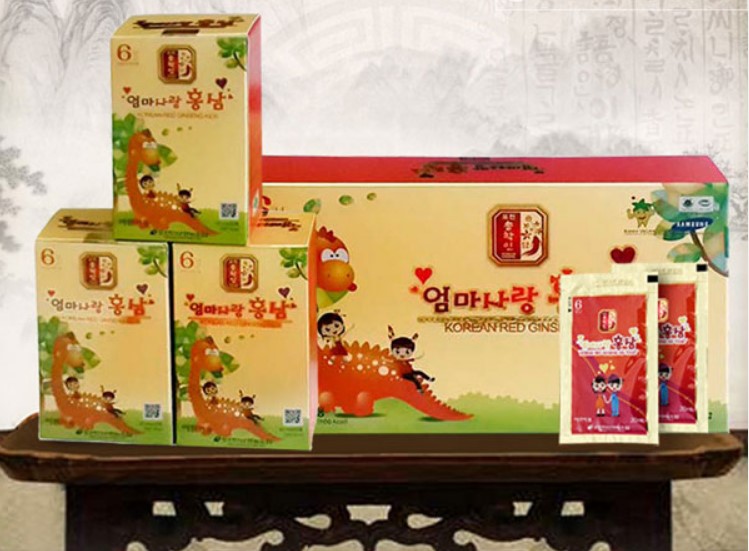 Hồng sâm cho trẻ em Baby Pocheon Korean Red Ginseng Kids