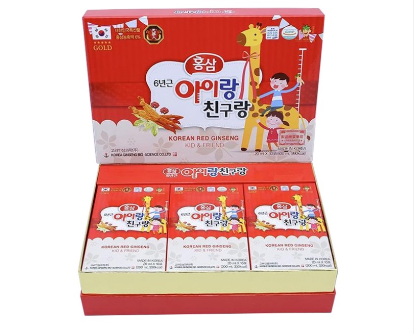Hồng sâm cho trẻ em Bio Apgold Gold Korean Red Ginseng Kid-Friend