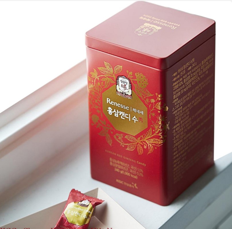 Kẹo hồng sâm Hàn Quốc KGC Red Ginseng Candy Renesse