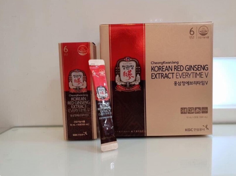 Trà hồng sâm Hàn Quốc KGC Red Ginseng Extract Everytime V