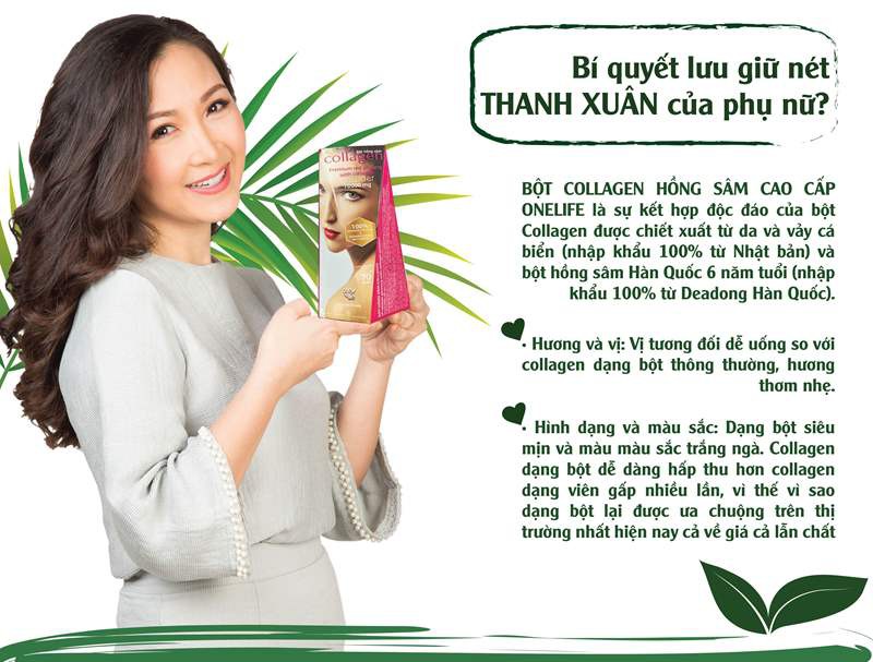 Bột Hồng Sâm Collagen Onelife